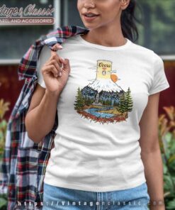Vintage Coors Banquet Mountain Shirt 5 Vintage Coors Banquet Mountain Women TShirt
