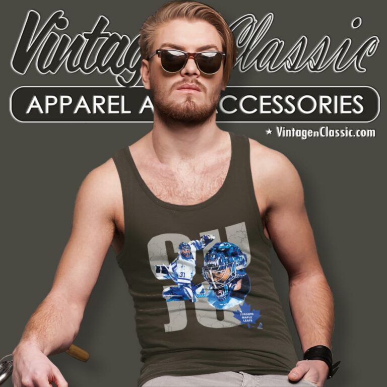 Vintage Curtis Joseph Cujo Toronto Maple Leafs Nhl Tank Top Racerback Vintage Curtis Joseph Cujo Toronto Maple Leafs Nhl Tank Top Racerback
