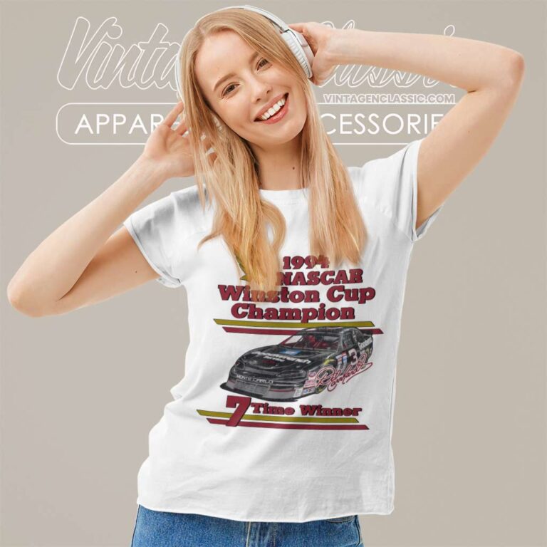 Vintage Dale Earnhardt 1994 Nascar Winston Cup Champion Women TShirt Vintage Dale Earnhardt 1994 Nascar Winston Cup Champion Women TShirt