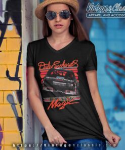 Vintage Dale Earnhardt Black Magic Nascar V Neck TShirt