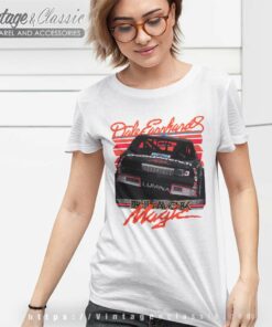 Vintage Dale Earnhardt Black Magic Nascar Women TShirt