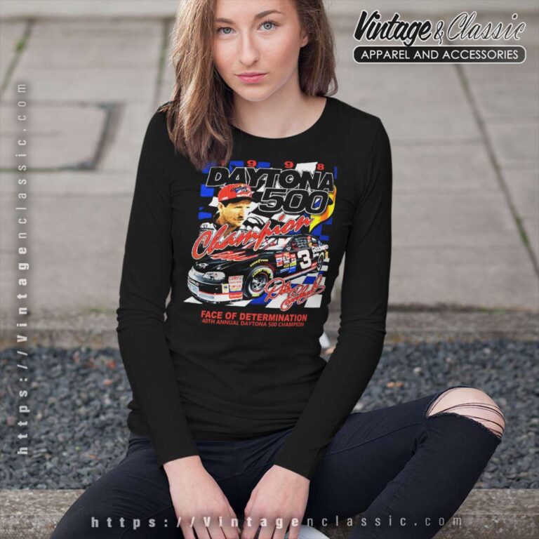 Vintage Dale Earnhardt Daytona 500 Nascar Long Sleeve Tee Vintage Dale Earnhardt Daytona 500 Nascar Long Sleeve Tee