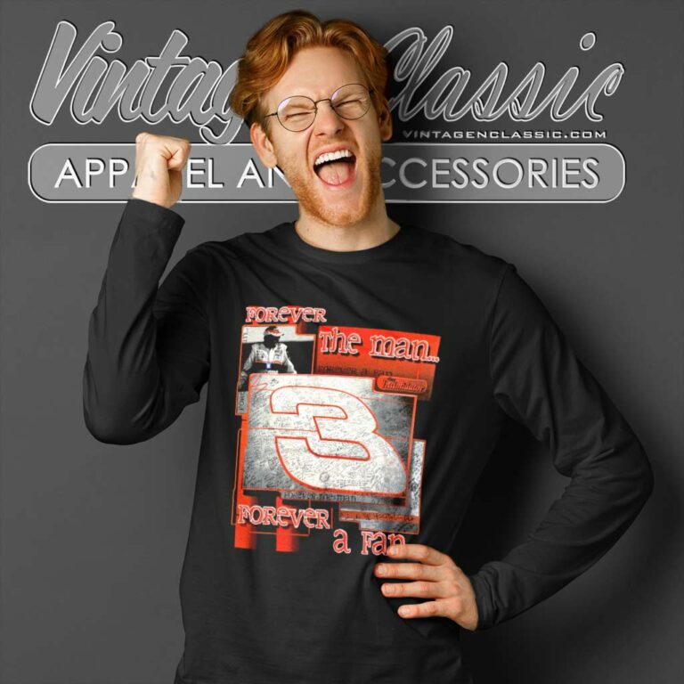 Vintage Dale Earnhardt Forever The Man Nascar Long Sleeve Tee Vintage Dale Earnhardt Forever The Man Nascar Long Sleeve Tee