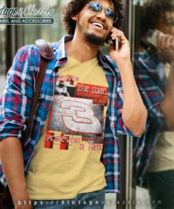 Vintage Dale Earnhardt Forever The Man Nascar V Neck TShirt