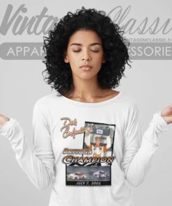 Vintage Dale Earnhardt Jr Budweiser Shirt, Nascar Daytona Champion 4 Vintage Dale Earnhardt Jr Budweiser Long Sleeve Tee