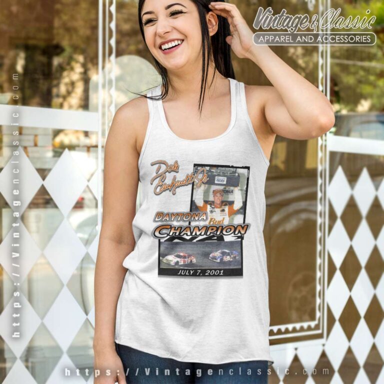 Vintage Dale Earnhardt Jr Budweiser Tank Top Racerback Vintage Dale Earnhardt Jr Budweiser Tank Top Racerback