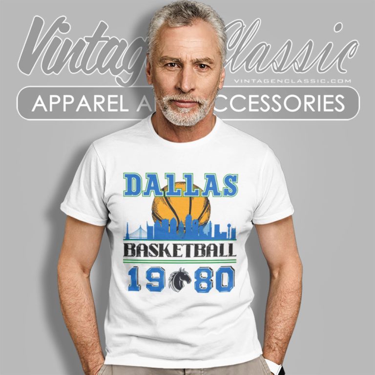Vintage Dallas Basketball 1980 T Shirt Vintage Dallas Basketball 1980 T Shirt