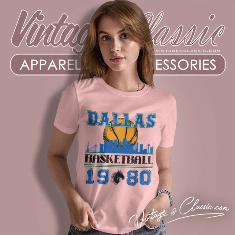 Vintage Dallas Basketball 1980 Women T Shirt Vintage Dallas Basketball 1980 Women T Shirt