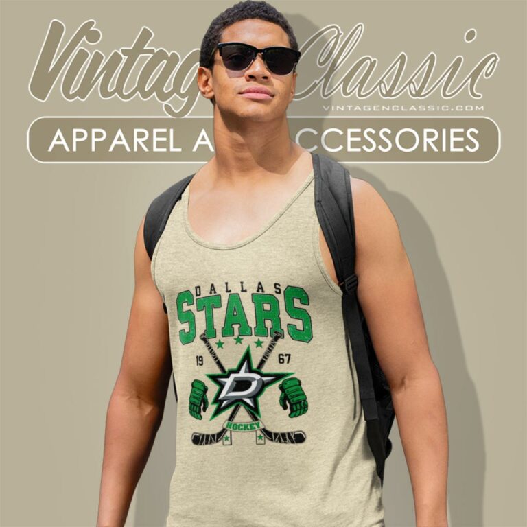 Vintage Dallas Stars 1967 Hockey Tank Top Racerback Vintage Dallas Stars 1967 Hockey Tank Top Racerback