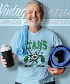 Vintage Dallas Stars 1967 Hockey V Neck TShirt