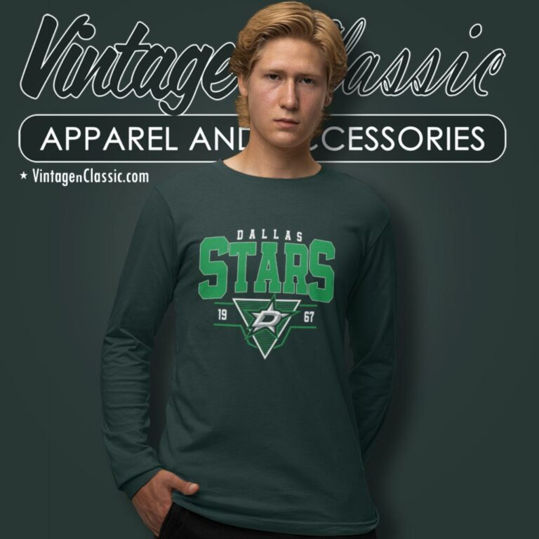 Vintage Dallas Stars 987 Hockey Team Long Sleeve Tee Vintage Dallas Stars 987 Hockey Team Long Sleeve Tee
