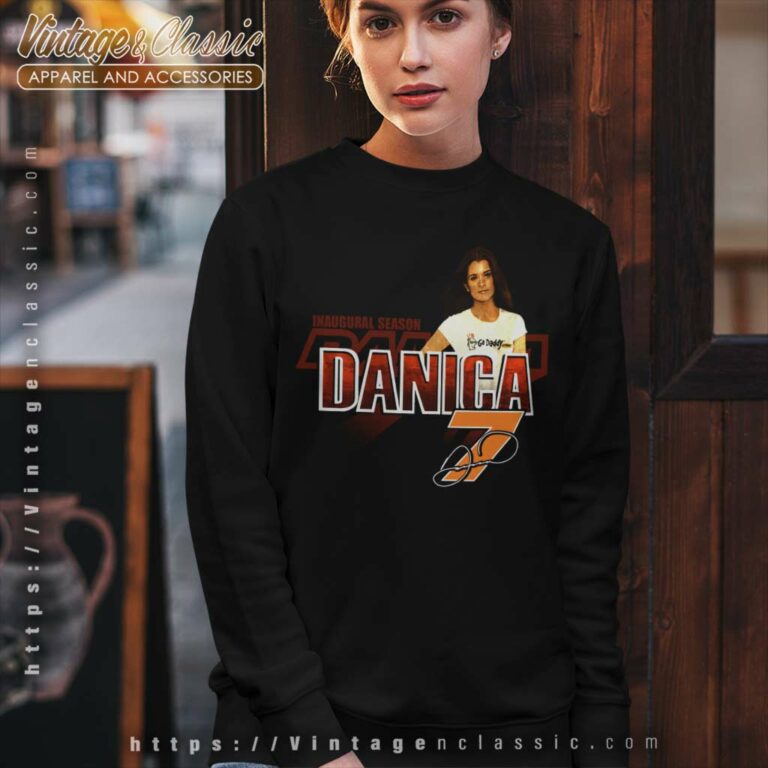 Vintage Danica Patrick Orange Nascar Racing Sweatshirt Vintage Danica Patrick Orange Nascar Racing Sweatshirt