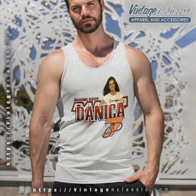 Vintage Danica Patrick Orange Nascar Racing Tank Top Racerback Vintage Danica Patrick Orange Nascar Racing Tank Top Racerback