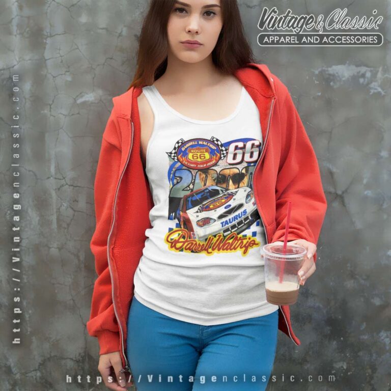 Vintage Darrell Waltrip Nascar Tank Top Racerback Vintage Darrell Waltrip Nascar Tank Top Racerback