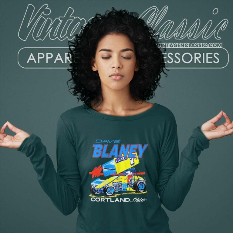 Vintage Dave Blaney Vivarin Cortland Ohio Long Sleeve Tee Vintage Dave Blaney Vivarin Cortland Ohio Long Sleeve Tee