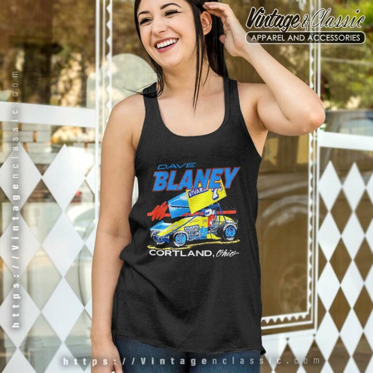 Vintage Dave Blaney Vivarin Cortland Ohio Tank Top Racerback Vintage Dave Blaney Vivarin Cortland Ohio Tank Top Racerback