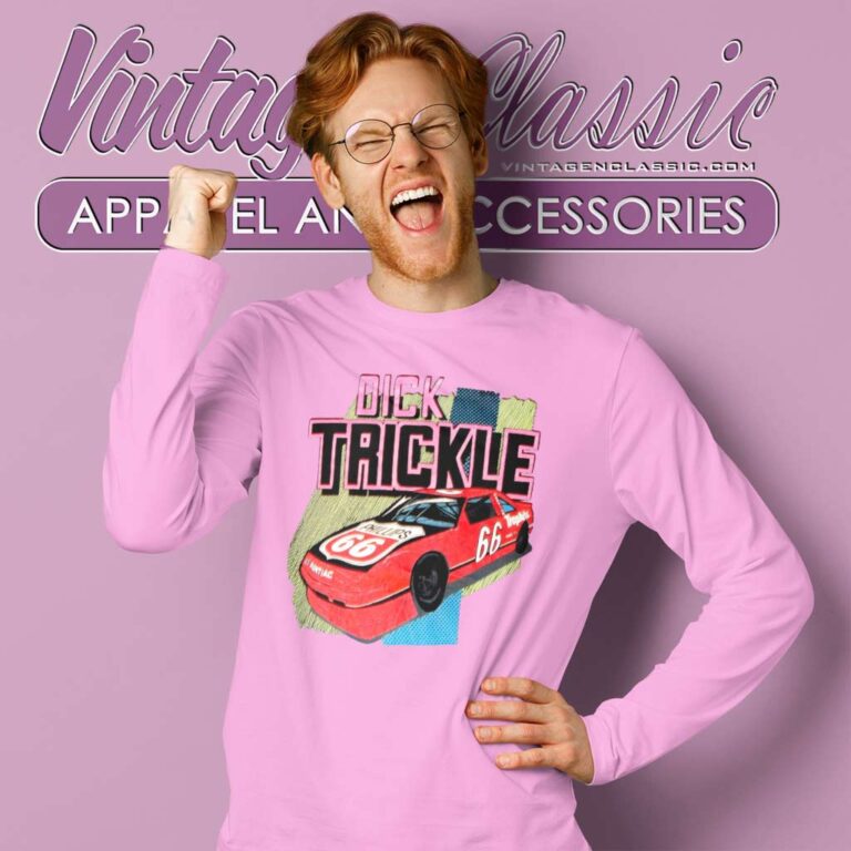 Vintage Dick Trickle Nascar Phillips 66 Long Sleeve Tee Vintage Dick Trickle Nascar Phillips 66 Long Sleeve Tee