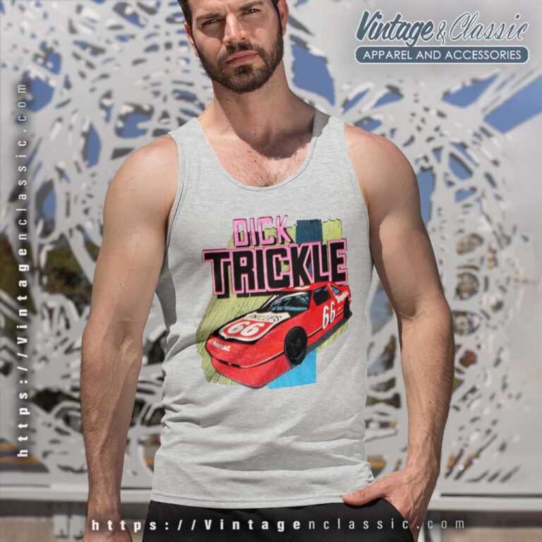 Vintage Dick Trickle Nascar Phillips 66 Tank Top Racerback Vintage Dick Trickle Nascar Phillips 66 Tank Top Racerback