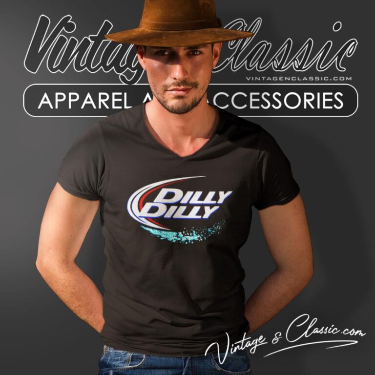 Vintage Dilly Dilly Beer Logo V Neck TShirt Vintage Dilly Dilly Beer Logo V Neck TShirt
