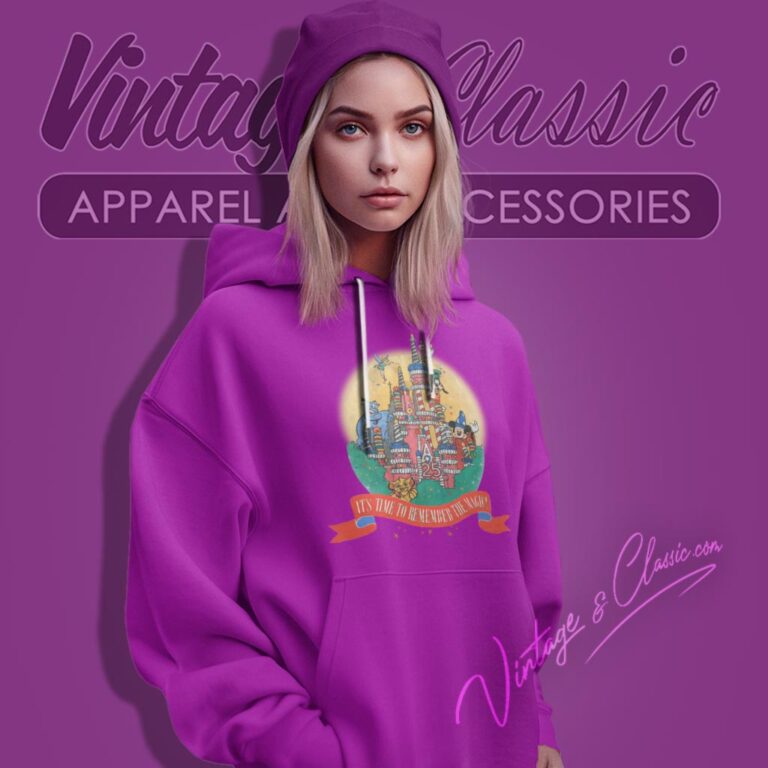Vintage Disney 25th Anniversary Remember The Magic Hoodie Vintage Disney 25th Anniversary Remember The Magic Hoodie