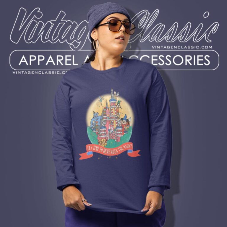Vintage Disney 25th Anniversary Remember The Magic Long Sleeve Tee Vintage Disney 25th Anniversary Remember The Magic Long Sleeve Tee