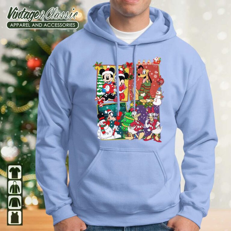 Vintage Disney Christmas Mickey And Friends Hoodie Vintage Disney Christmas Mickey And Friends Hoodie