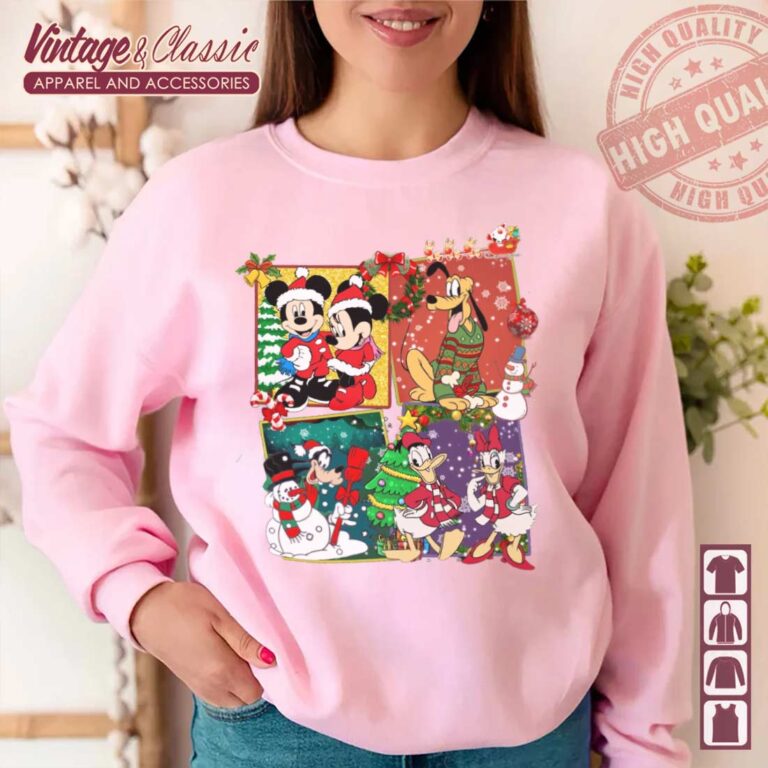 Vintage Disney Christmas Mickey And Friends Sweatshirt Vintage Disney Christmas Mickey And Friends Sweatshirt