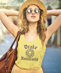 Vintage Drake University Tank Top Racerback