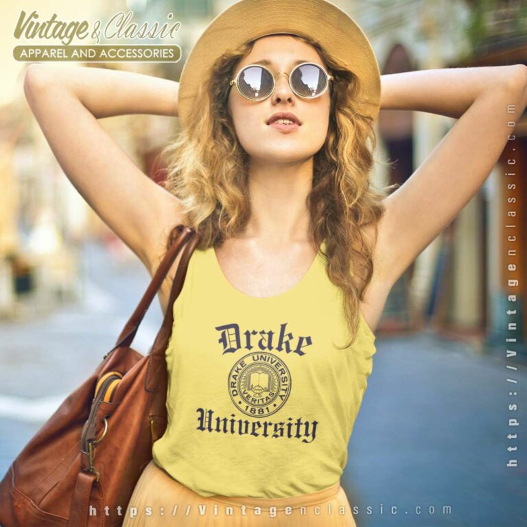 Vintage Drake University Tank Top Racerback Vintage Drake University Tank Top Racerback