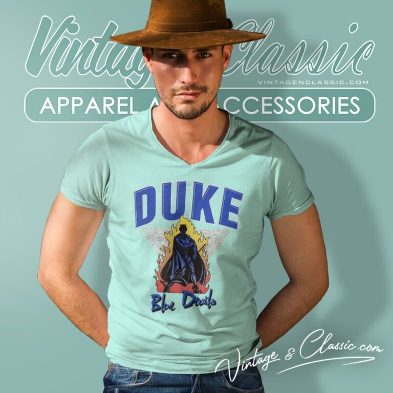 Vintage Duke Blue Devils V Neck TShirt Vintage Duke Blue Devils V Neck TShirt