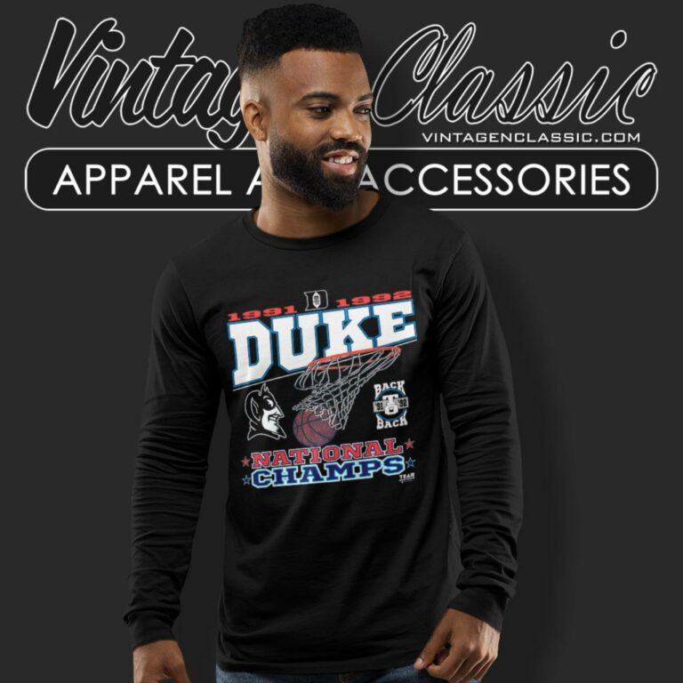 Vintage Duke University Basketball Long Sleeve Tee Vintage Duke University Basketball Long Sleeve Tee