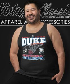 Vintage Duke University Basketball Tank Top Racerback