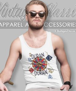 Vintage Duran Duran Shirt Seven And The Ragged Tiger Tour Tank Top Racerback 1