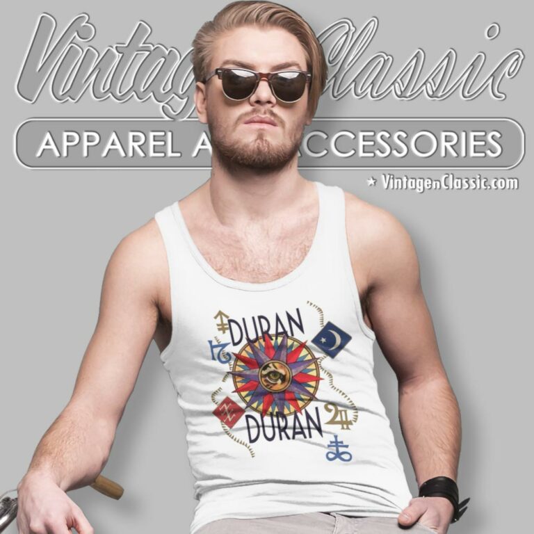 Vintage Duran Duran Shirt Seven And The Ragged Tiger Tour Tank Top Racerback 1 Vintage Duran Duran Shirt Seven And The Ragged Tiger Tour Tank Top Racerback 1