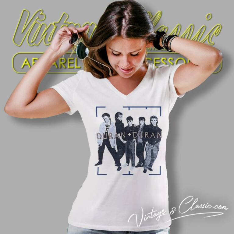 Vintage Duran Duran Tour V Neck TShirt Vintage Duran Duran Tour V Neck TShirt