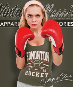 Vintage Edmonton Oiler Hockey Tank Top Racerback
