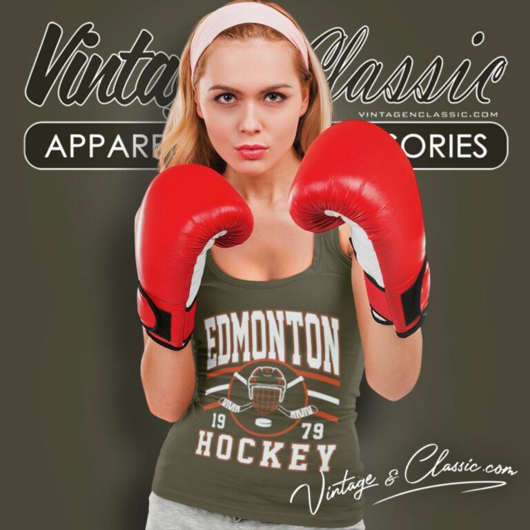 Vintage Edmonton Oiler Hockey Tank Top Racerback Vintage Edmonton Oiler Hockey Tank Top Racerback