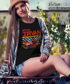 Vintage Ernie Irvan 28 Nascar Havoline Women TShirt
