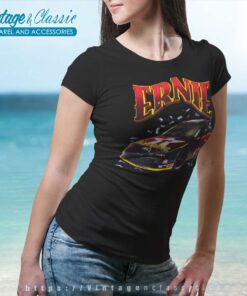 Vintage Ernie Irvan Nascar Racing Women TShirt