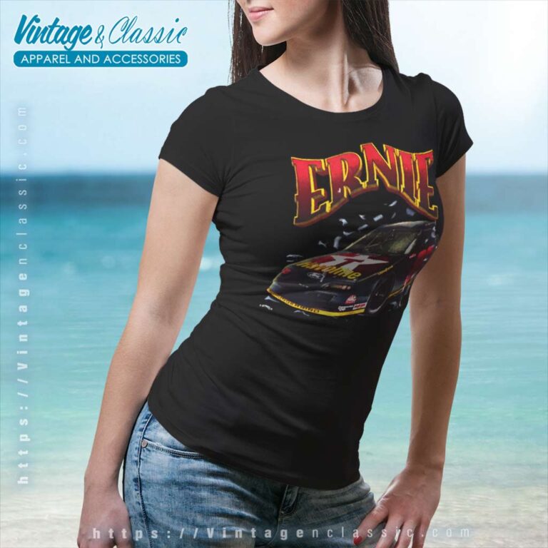 Vintage Ernie Irvan Nascar Racing Women TShirt Vintage Ernie Irvan Nascar Racing Women TShirt
