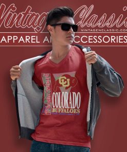 Vintage Fiesta Bowl University Of Colorado Buffaloes V Neck TShirt