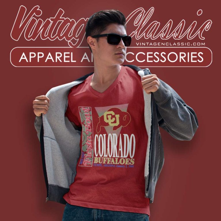 Vintage Fiesta Bowl University Of Colorado Buffaloes V Neck TShirt Vintage Fiesta Bowl University Of Colorado Buffaloes V Neck TShirt