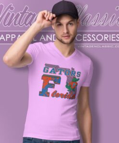 Vintage Florida Gators V Neck TShirt