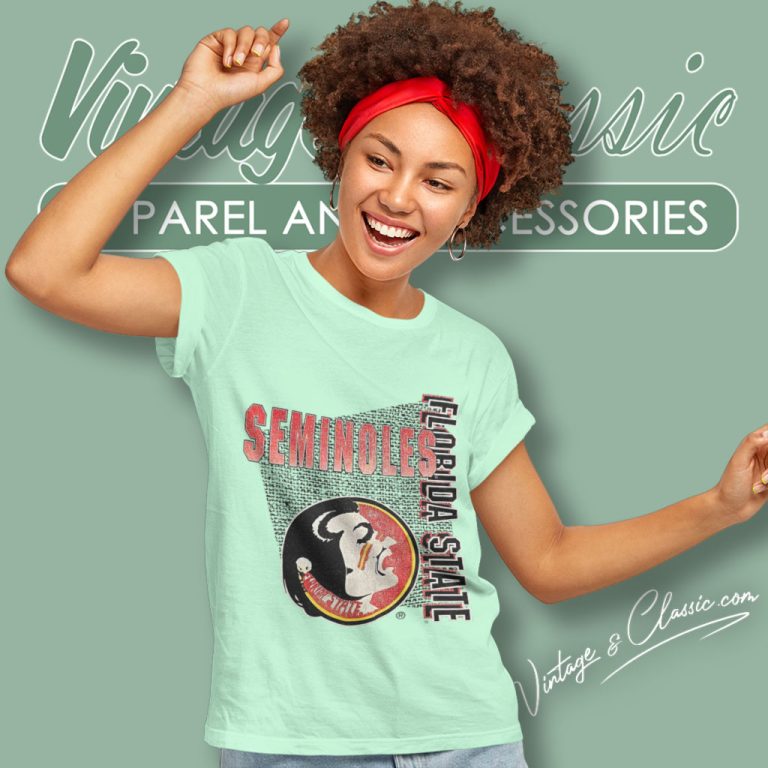 Vintage Florida State University Seminoles Women T Shirt 1 Vintage Florida State University Seminoles Women T Shirt 1