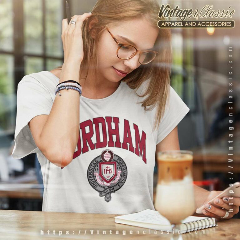 Vintage Fordham University Women TShirt Vintage Fordham University Women TShirt