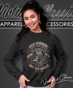 Vintage Gas Monkey Blood Sweat Beers Sweatshirt