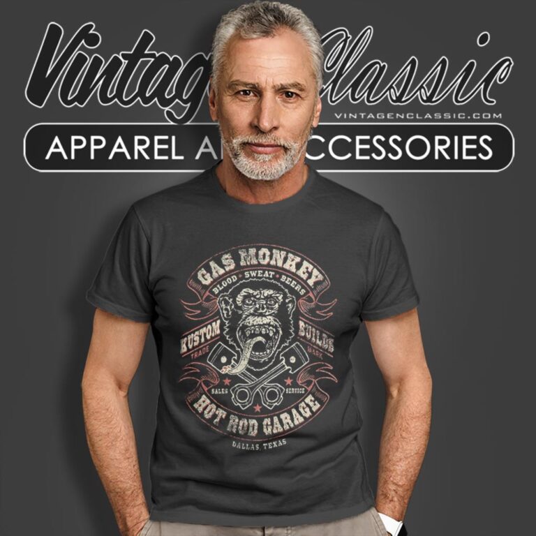 Vintage Gas Monkey Blood Sweat Beers T Shirt Vintage Gas Monkey Blood Sweat Beers T Shirt
