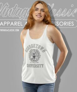 Vintage Georgetown University Logo Tank Top Racerback