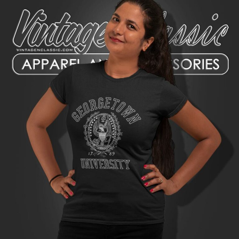 Vintage Georgetown University Logo Women T Shirt Vintage Georgetown University Logo Women T Shirt