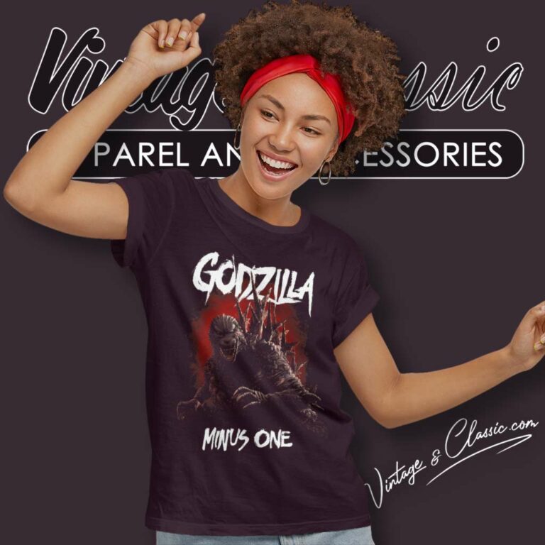 Vintage Godzilla King Of The Monsters Movie Women TShirt Vintage Godzilla King Of The Monsters Movie Women TShirt